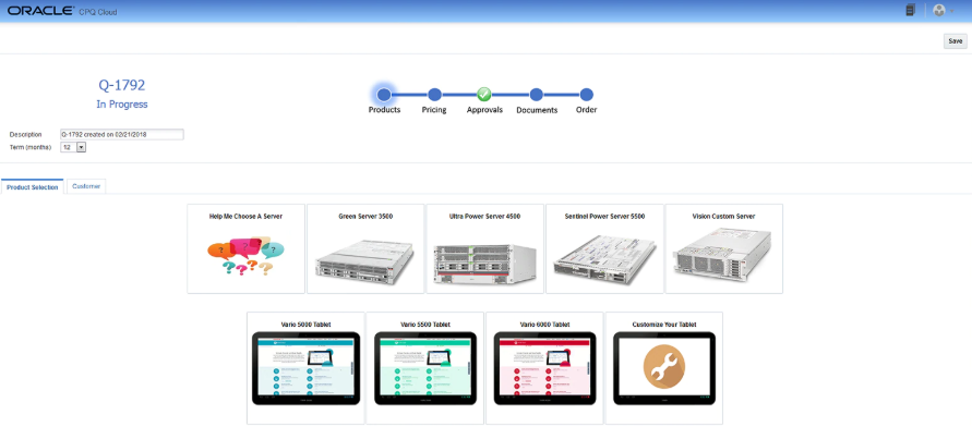 Oracle CPQ Cloud Configuration