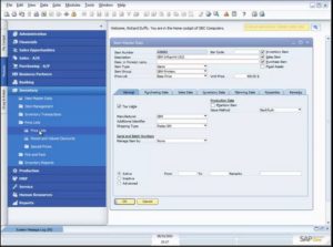 SAP BusinessOne Dashboard