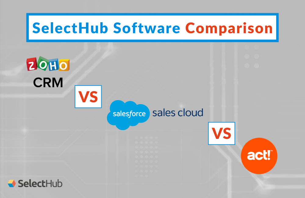 Zoho vs Salesforce vs Act!