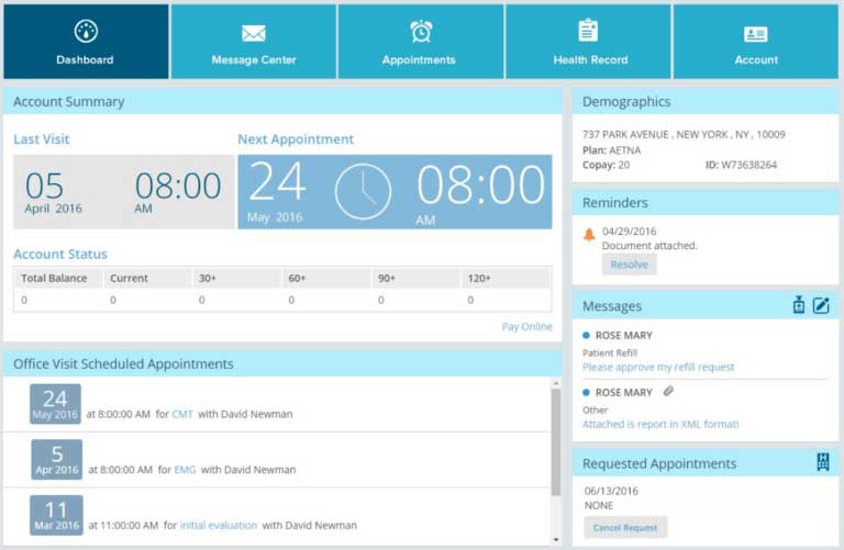 PracticeEHR Appointment Scheduling