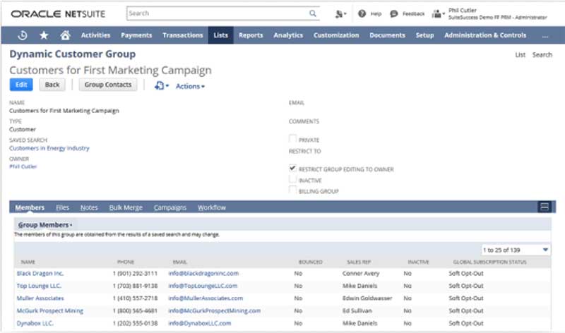 Marketing Automation on NetSuite CRM