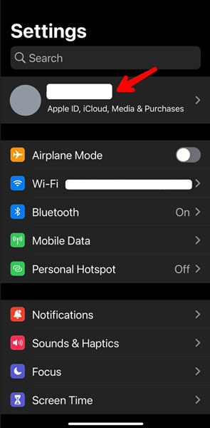 iOS Settings