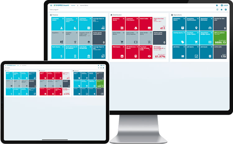 Syspro User Interface