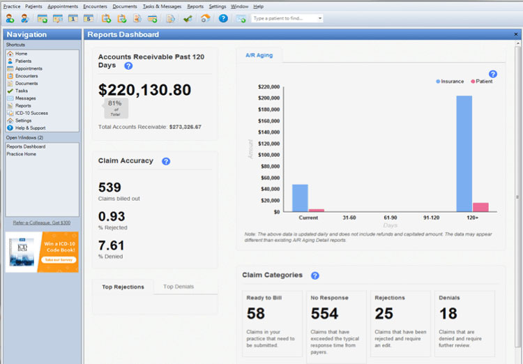 Kareo Billing Reports