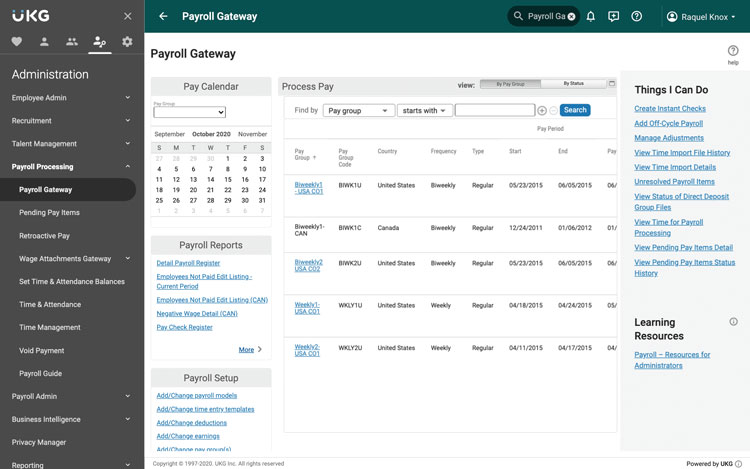 HR Screenshot ERP Module