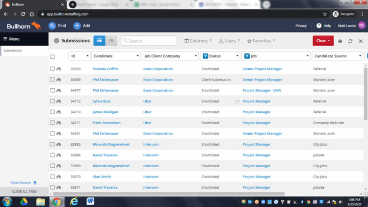 Bullhorn VMS Sync