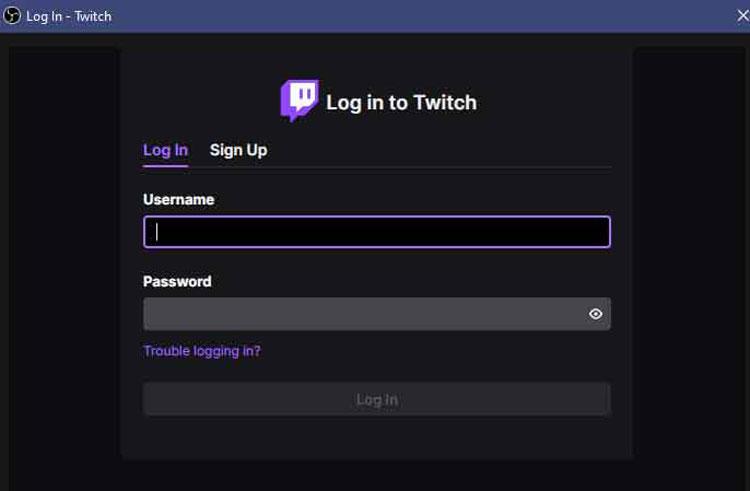 Twitch Login