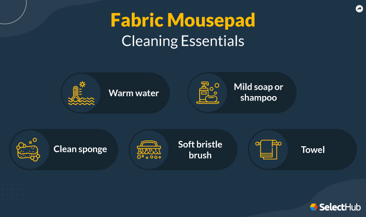 Things You Need to Clean a Fabric Mouse Pad