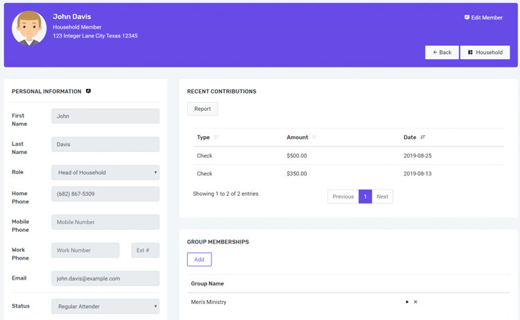 FlockBase Member Management Module