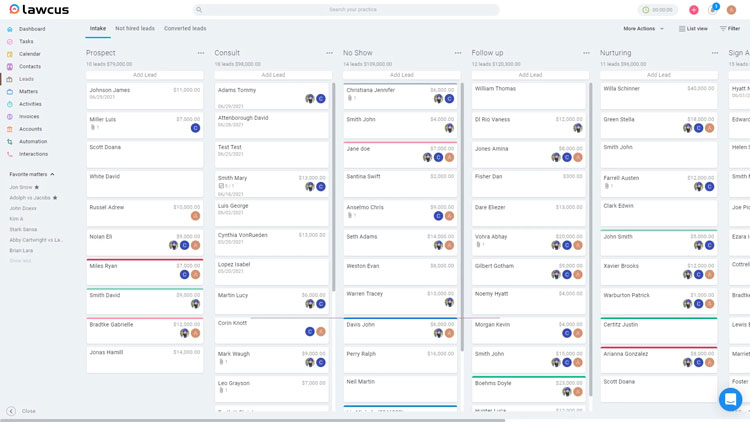 Lawcus Kanban boards