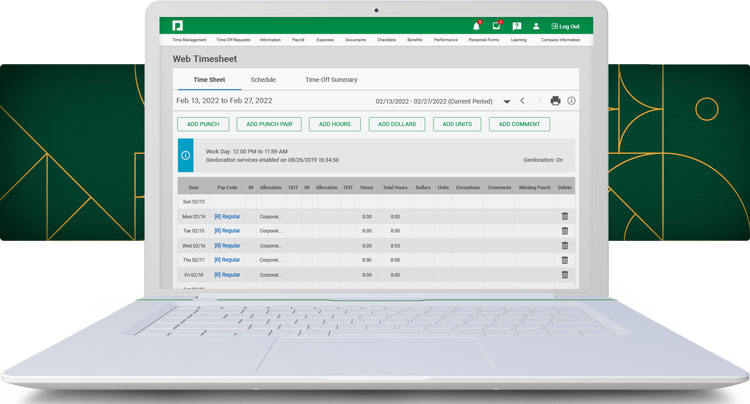 Paycom Time and Attendance Tracking