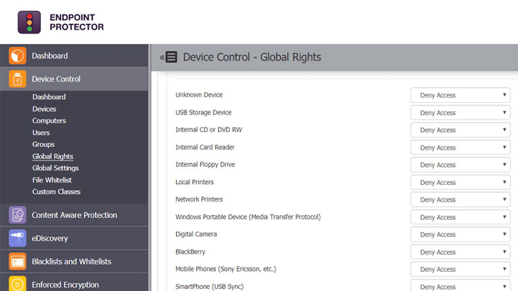 Endpoint Protector Device Control