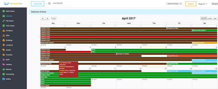 Preventive Maintenance Schedule in Maxpanda