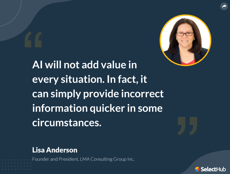 Lisa Anderson Quote on AI