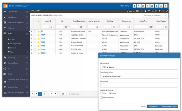 Asset Management eMaint