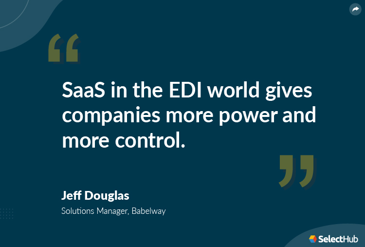 EDI Trends Jeff Douglas Quote