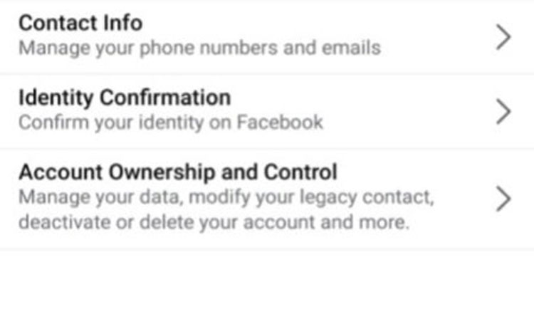 Facebook On App Account Ownership and Control