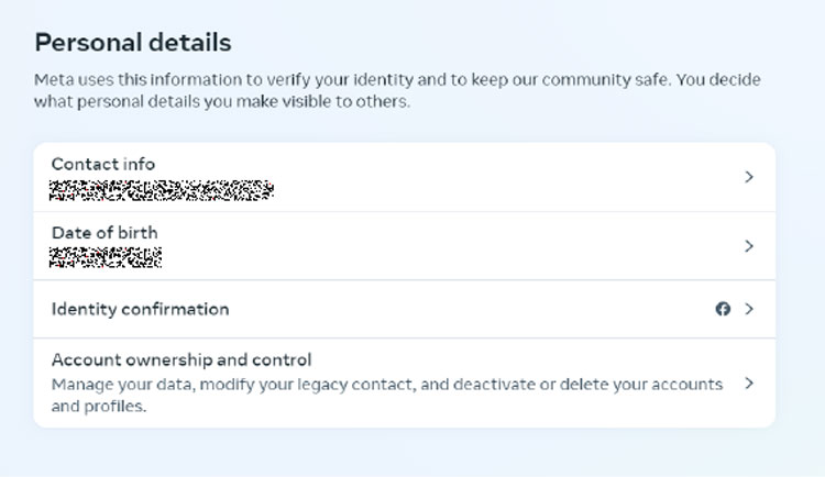 Account ownership and control