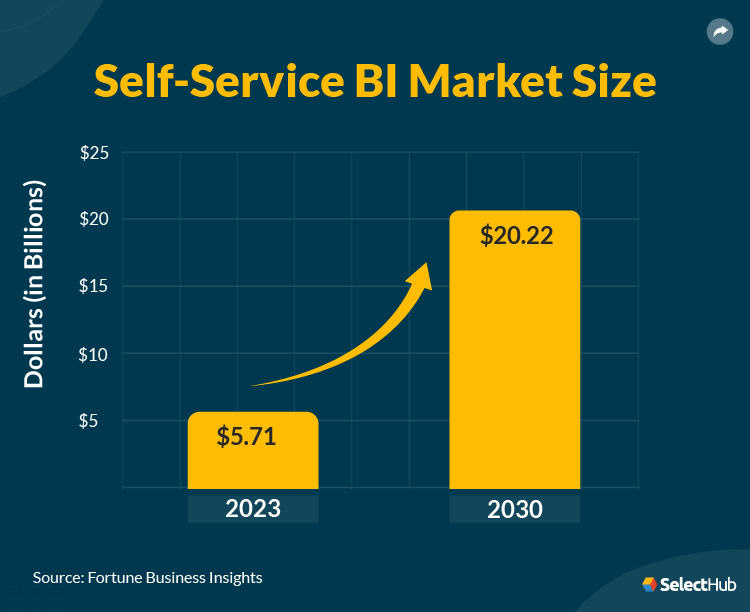 Self Service BI Software Market Graph