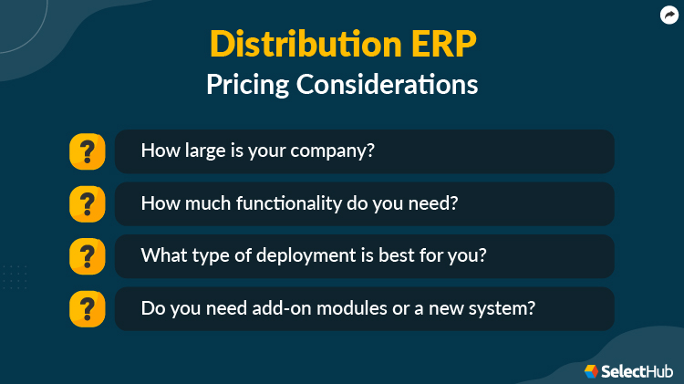 Distribution ERP Pricing Considerations