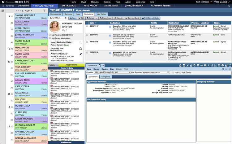 Patient Details in AdvancedMD