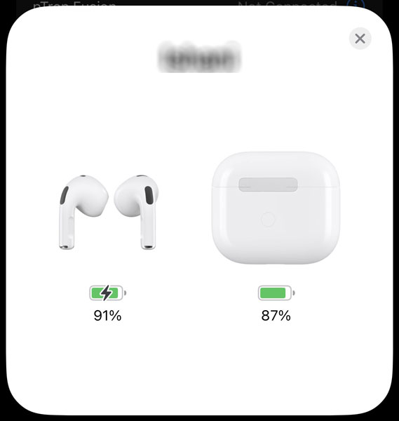 AirPods Successfully Connected