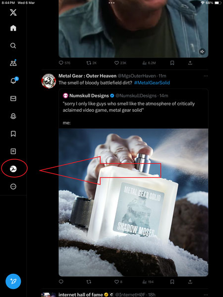 Tap on Your Profile Icon on X App on iOS