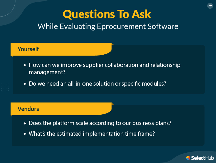 Questions To Ask While Evaluating Eprocurement Software