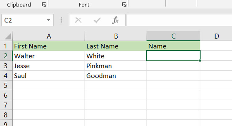 Blank Cell in MS Excel