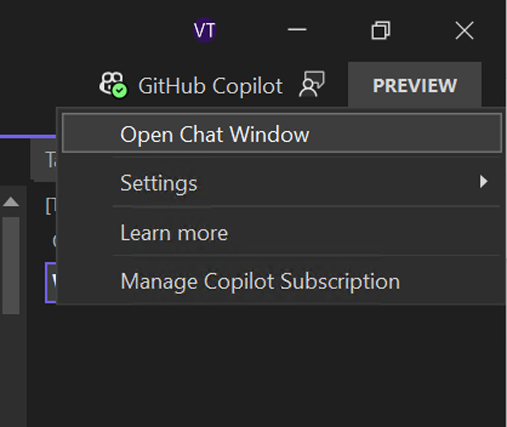 GitHub Copilot State Active in VS Code