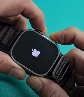 Apple Watch with Apple Logo