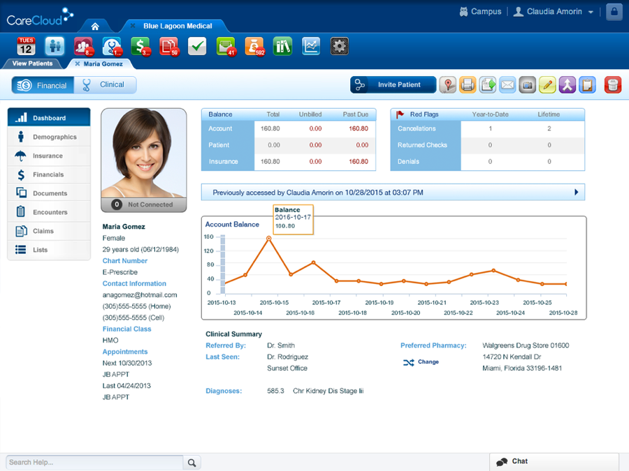 CareCloud billing module