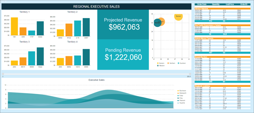 Business Intelligence Visualization in Exago BI