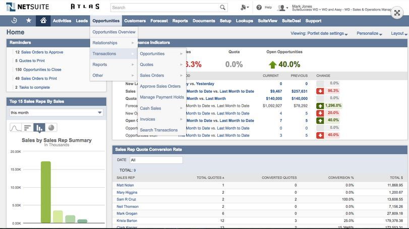 Oracle NetSuite ERP Order Management