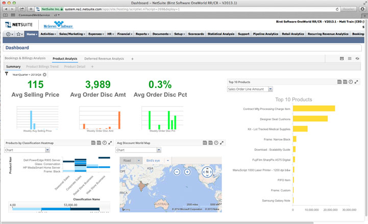 Oracle NetSuite ERP