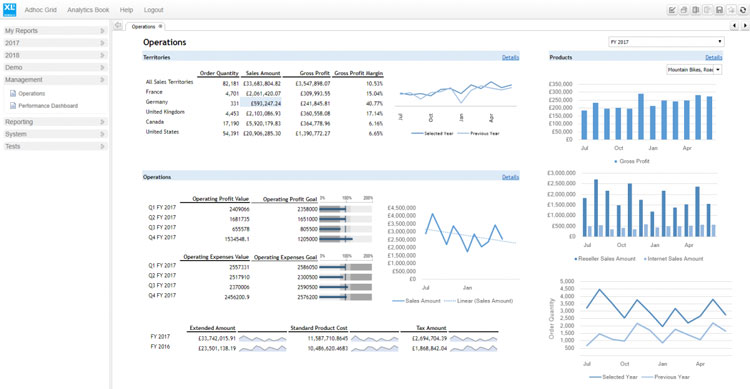 Ad hoc reports for quick analysis