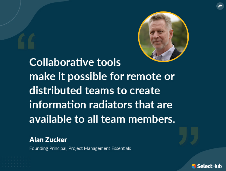 Alan Zucker Quote on Collaborative Tools