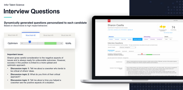 Infor Talent Science Interview Questions