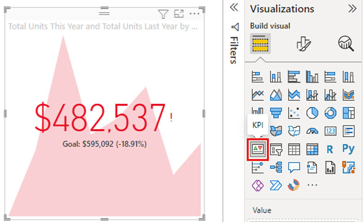 Creating and Converting Benchmarks into KPIs in PowerBI