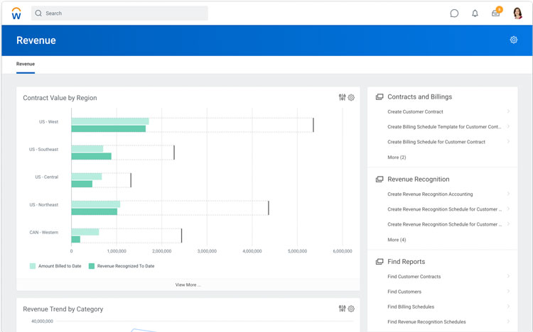 Workday Revenue and Billing Management