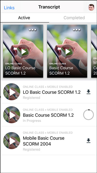 Downloadable Course Content with Cornerstone LMS App