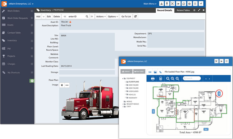 eMaint Asset Management Module