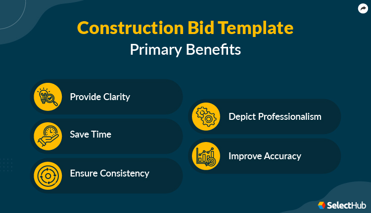 Construction Bid Template Primary Benefits