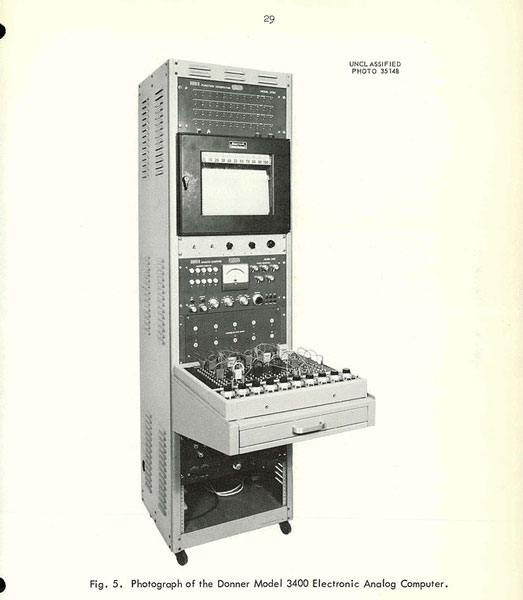 Donner Model 3400 Electronic Analog Computer