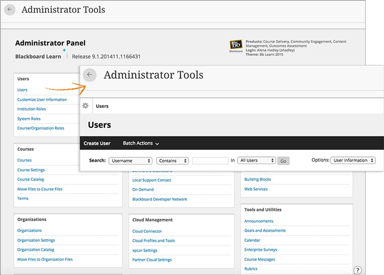 Blackboard User Management