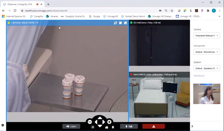 Patient Virtual Observation with Caregility