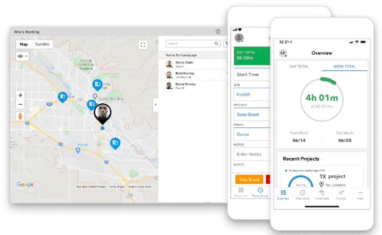 Tracking Time and GPS Location with QuickBooks