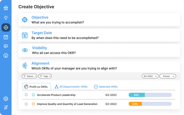 Profit Co Objective Management and Tracking