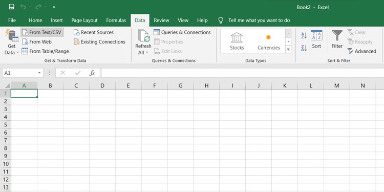 Import Data from Source To Excel