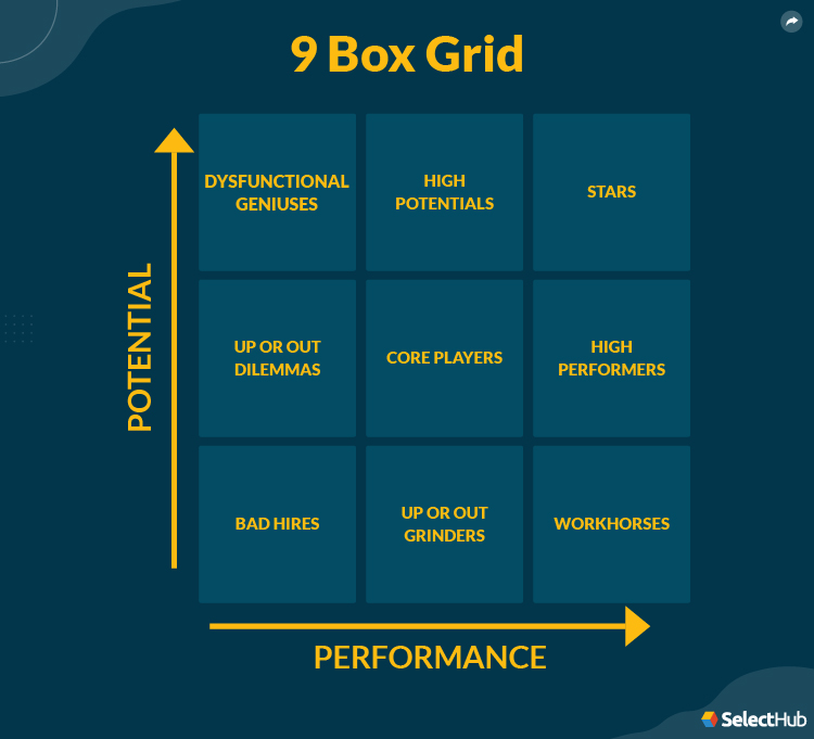 Potential vs Performance 9 Box Grid